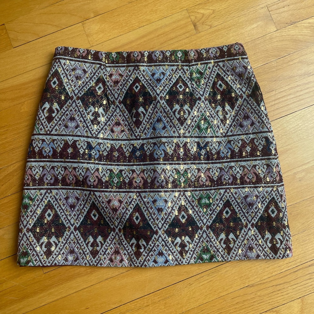 Francesca’s Blue Rain skirt size large